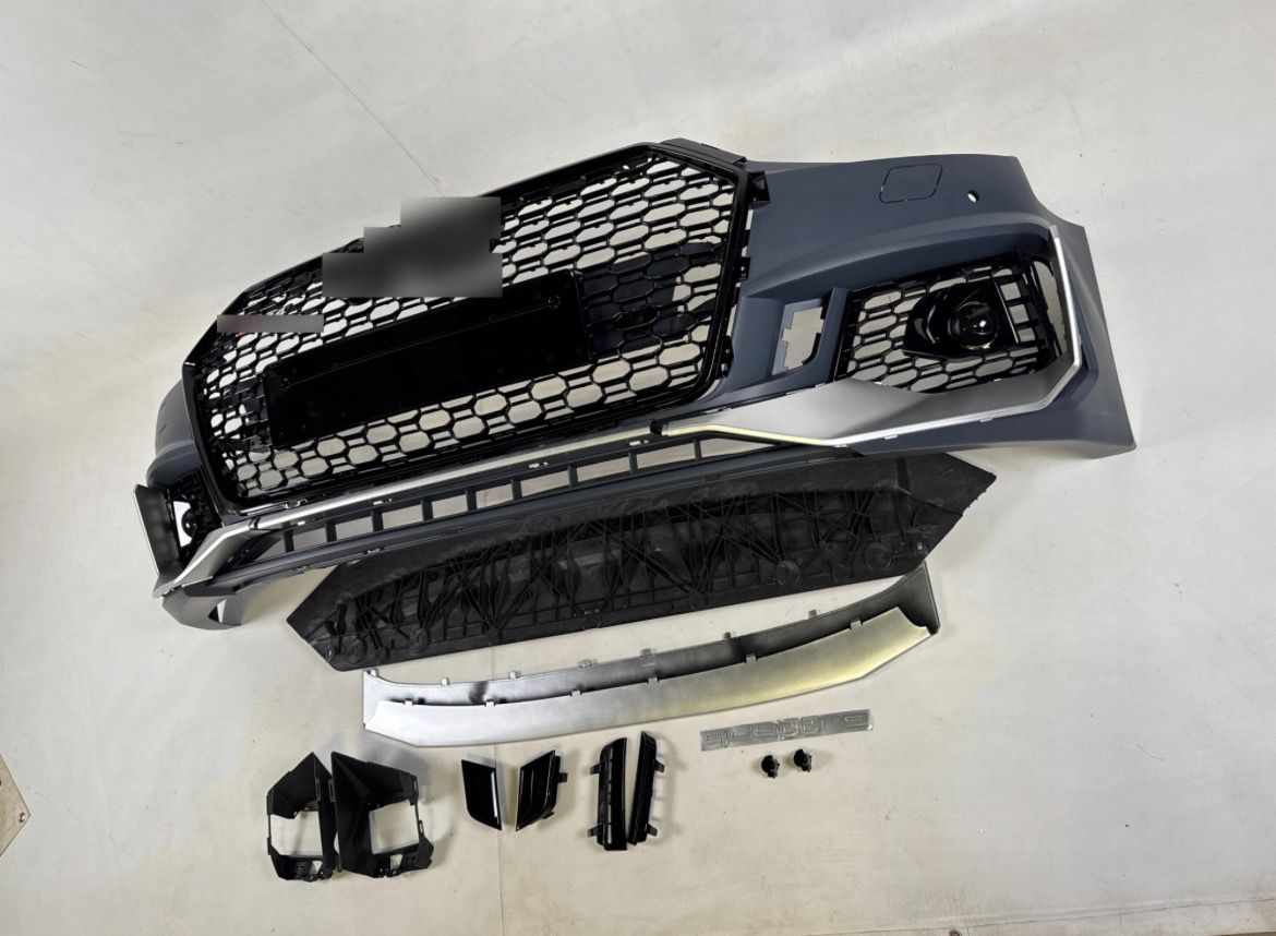 Zderzak Audi A4 2015-2019 B9 pzed liftingiem styl RS4 black quattro